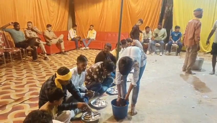 अयोध्या में निषाद समाज का विशाल भंडारा