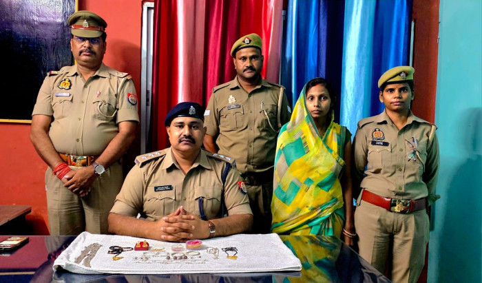फर्जी चोरी का पर्दाफाश: भाभी ने ही गाड़े जेवरात, पुलिस ने किया बरामद