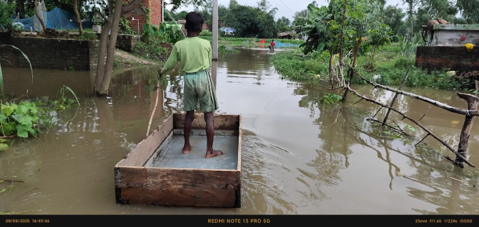 मूसलाधार बारिश से जन जीवन अस्त व्यस्त भारी जलभराव जांच के बाद कोई व्यवस्था नहीं